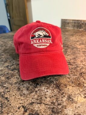 Arkansas Razorbacks Red Baseball Cap - Unbranded